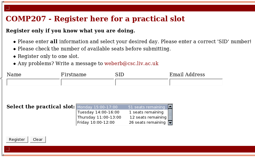 registration